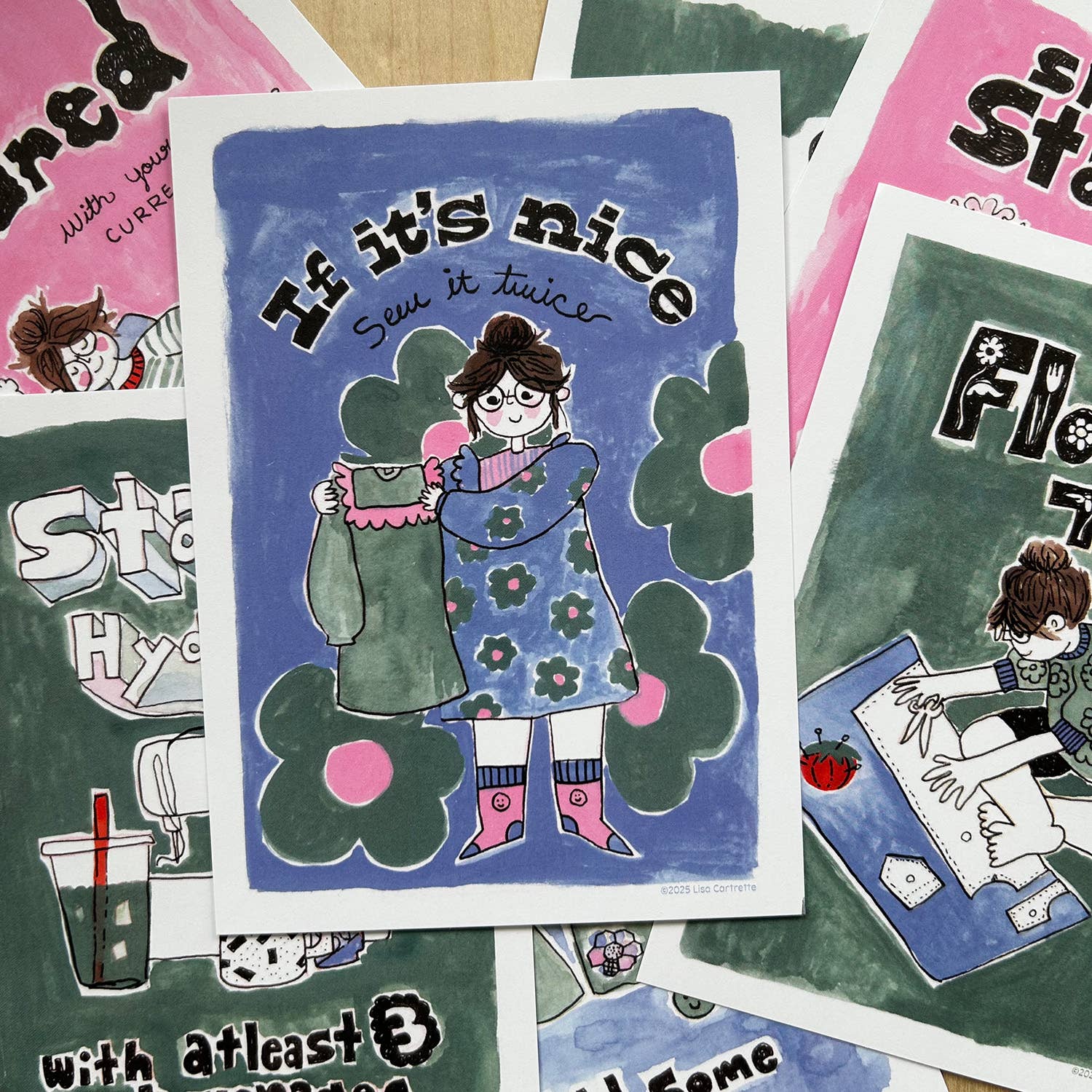 Home Sewing PSA Mini Posters