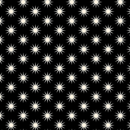Preorder TICKET TO RIDE || Stars Carbon || Cotton Quilting Fabric