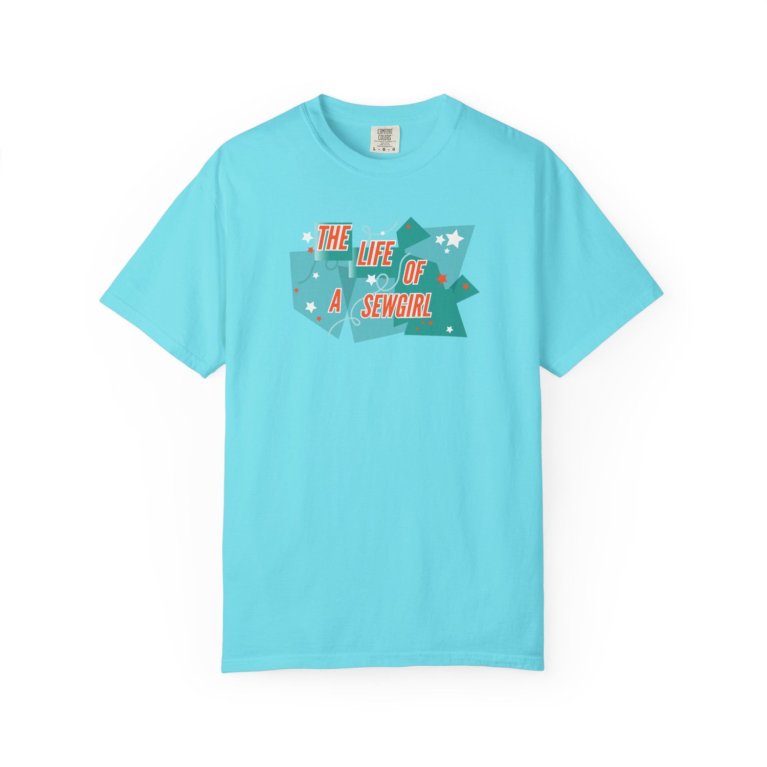 Life of a SewGirl T-Shirt TS12 Inspired Lagoon Blue