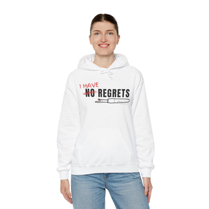 "I Have Regrets" Unisex Heavy Blend™ Hooded Sweatshirt