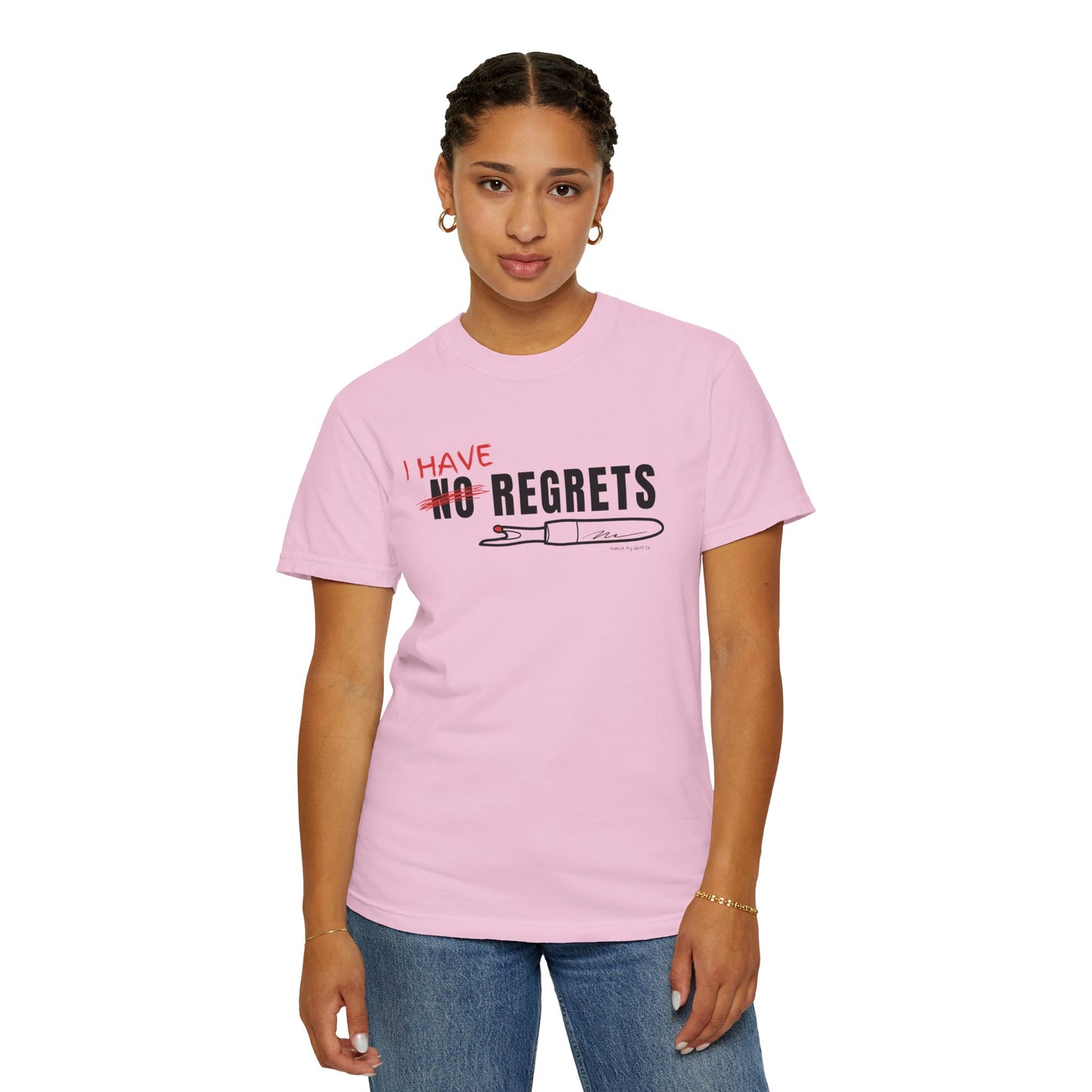 "I Have Regrets" Unisex Garment-Dyed T-shirt