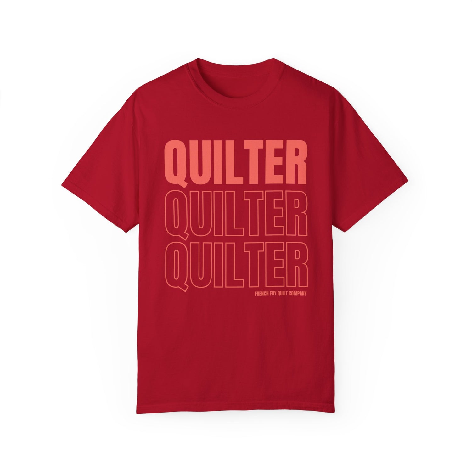 Dark Quilter Soft-Washed T-shirt Red