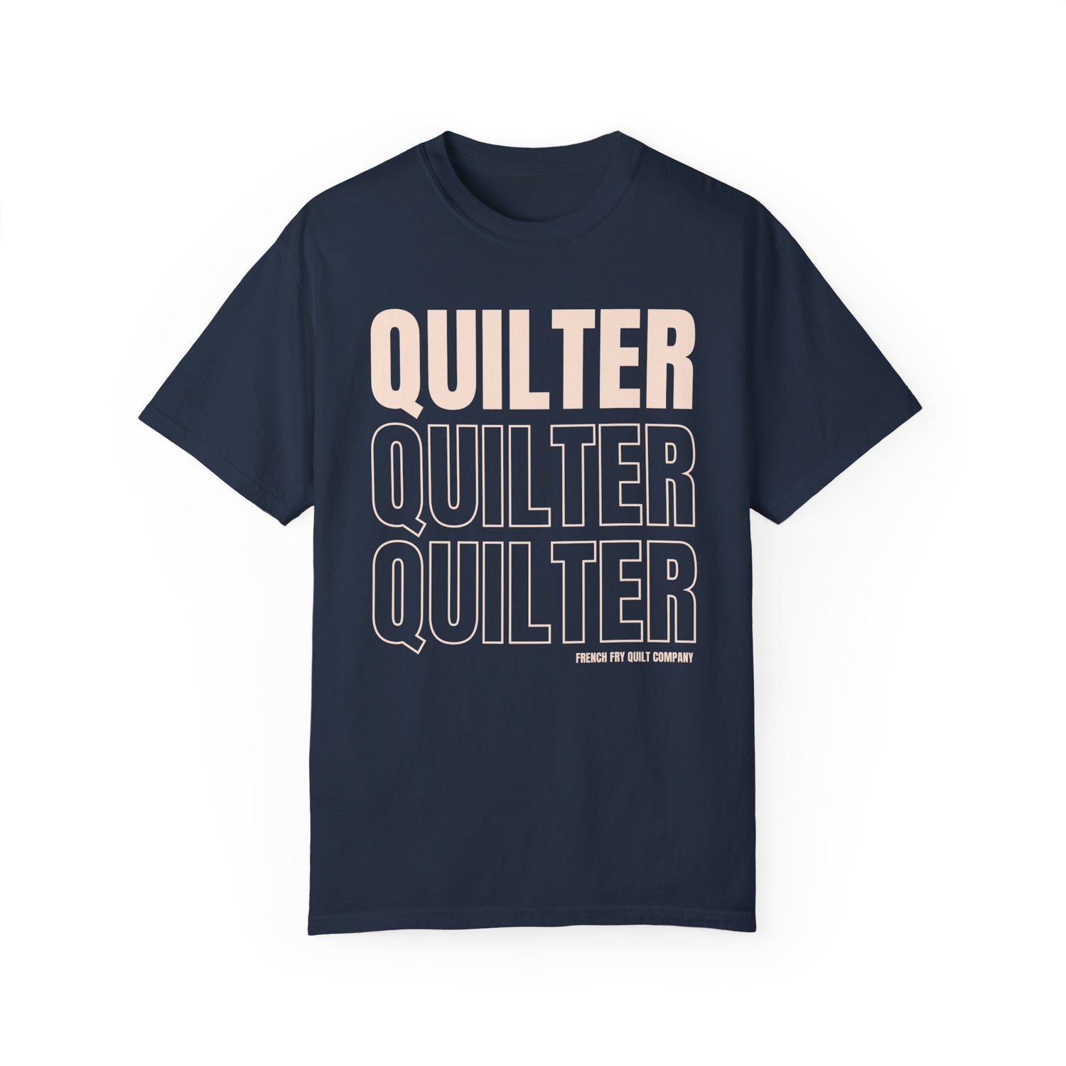 Quilter Light Soft-Washed T-shirt Navy