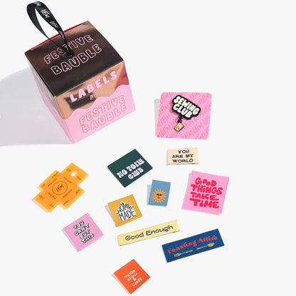 Festive Bauble Set 2 | Pink & Gold Box