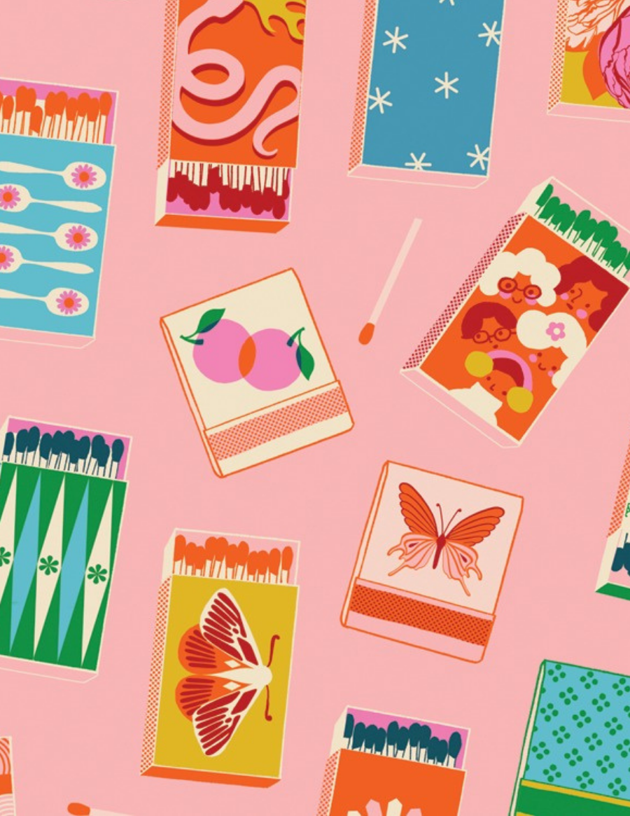 PREORDER TRINKETRY || Matchmaker Balmy || Cotton Quilting Fabric
