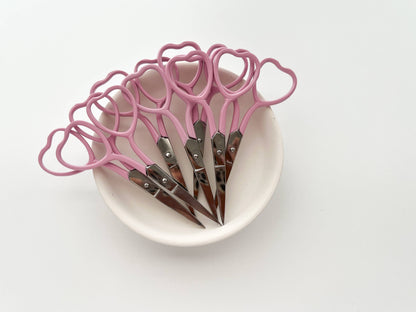 Heart Embroidery Scissors // Matte Black
