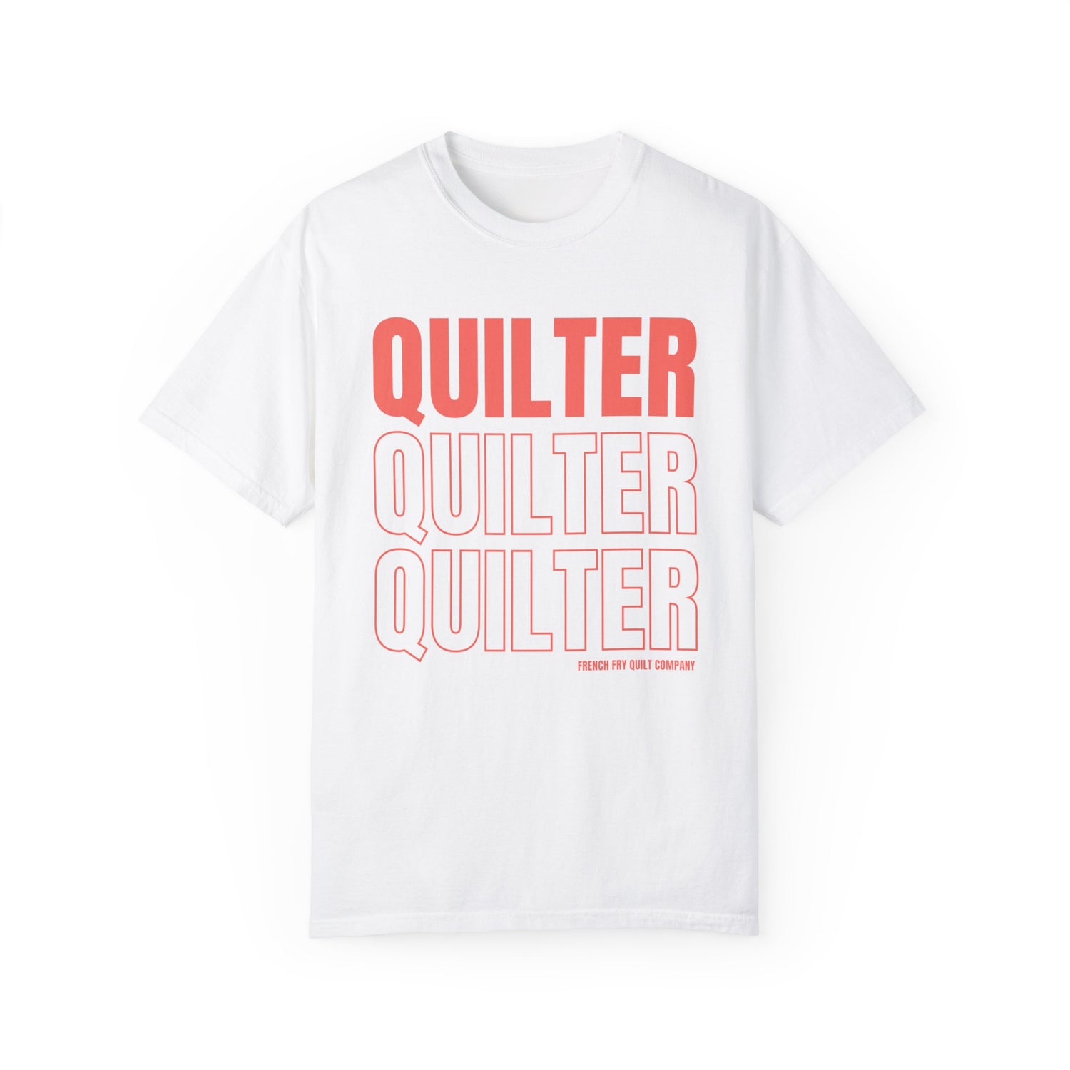 Dark Quilter Soft-Washed T-shirt White