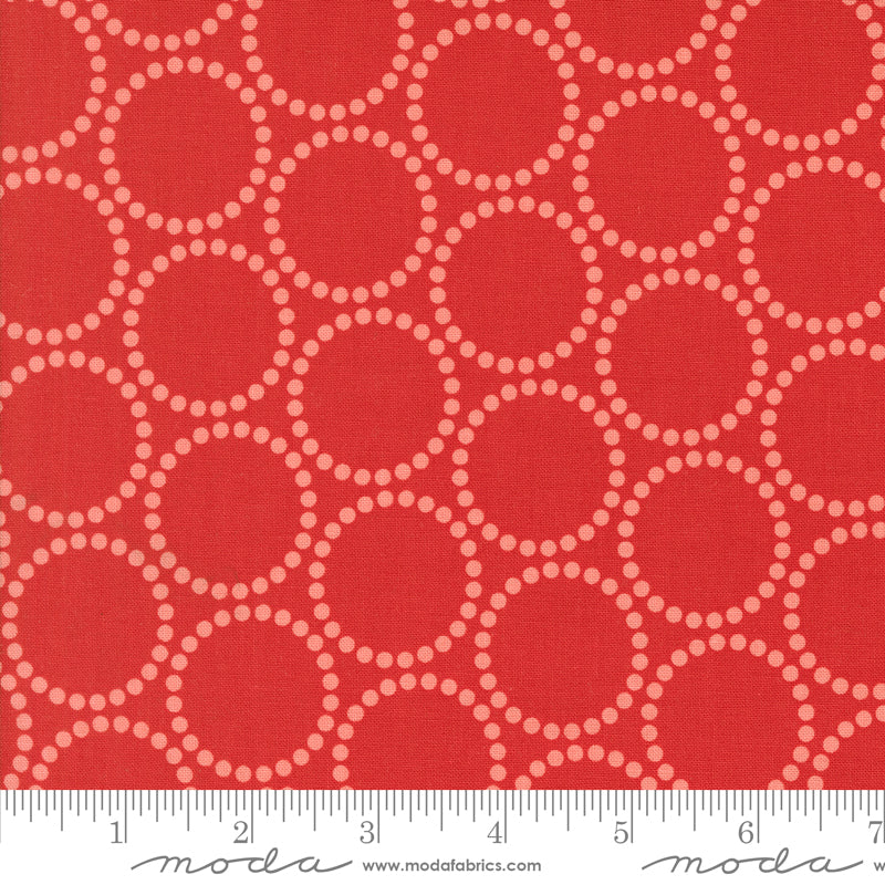Tiny Christmas || Pearl Bracelet Christmas Red || Cotton Quilting Fabric
