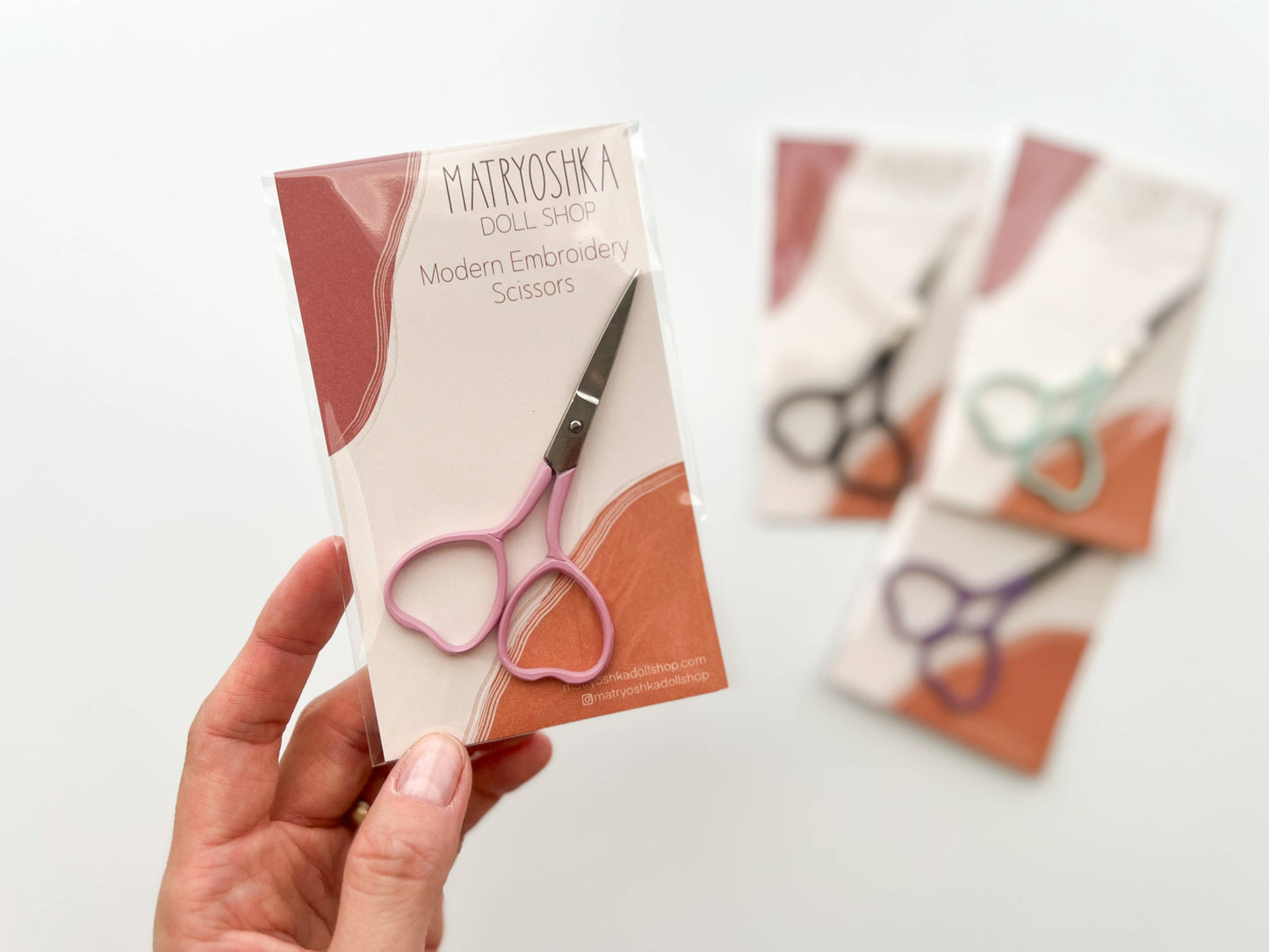 Heart Embroidery Scissors // Mint