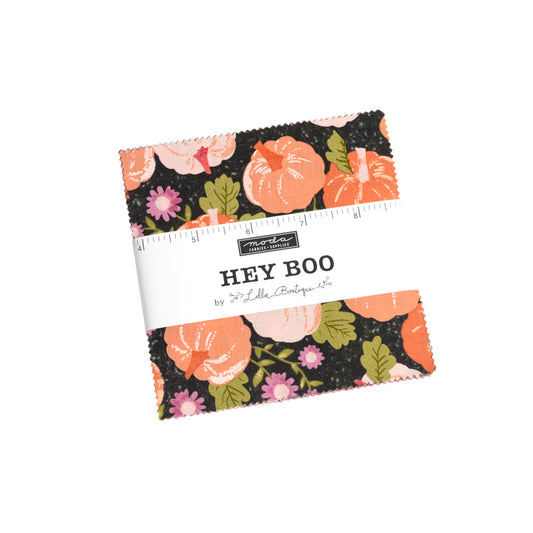 Hey Boo || 42 pc Charm Pack || Cotton Quilting Fabric
