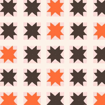 Country Mouse || Pale Blush Quilt Top || Cotton Quilting Fabric || Half Yard