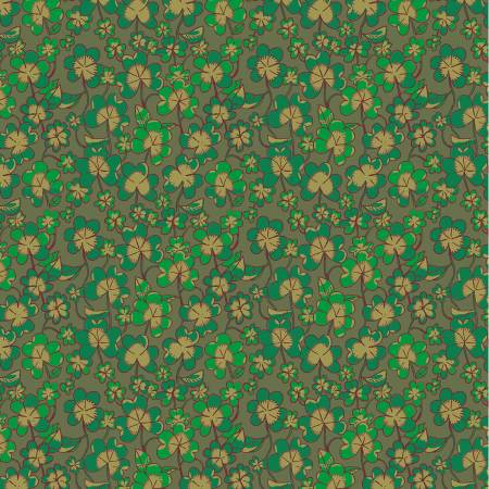 Forestburgh || Olive Clover || Cotton Quilting Fabric || Half Yard