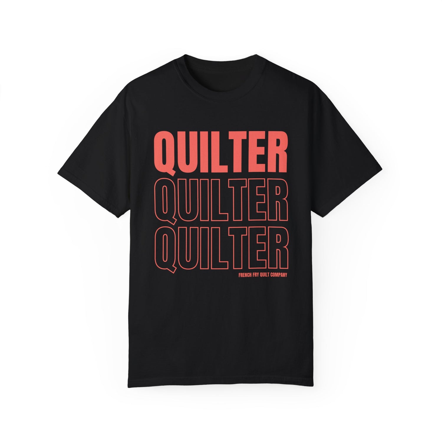 Dark Quilter Soft-Washed T-shirt Black