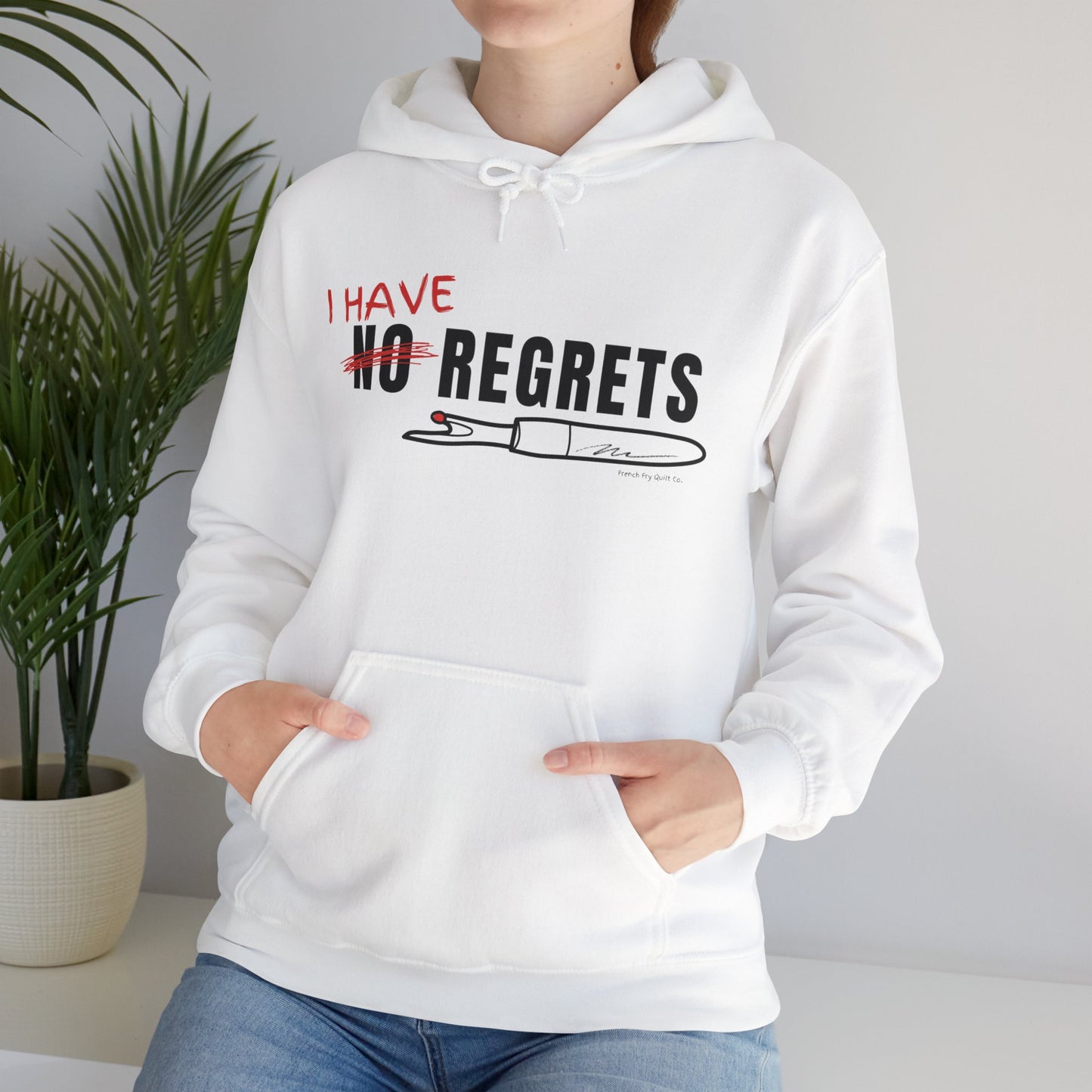 "I Have Regrets" Unisex Heavy Blend™ Hooded Sweatshirt