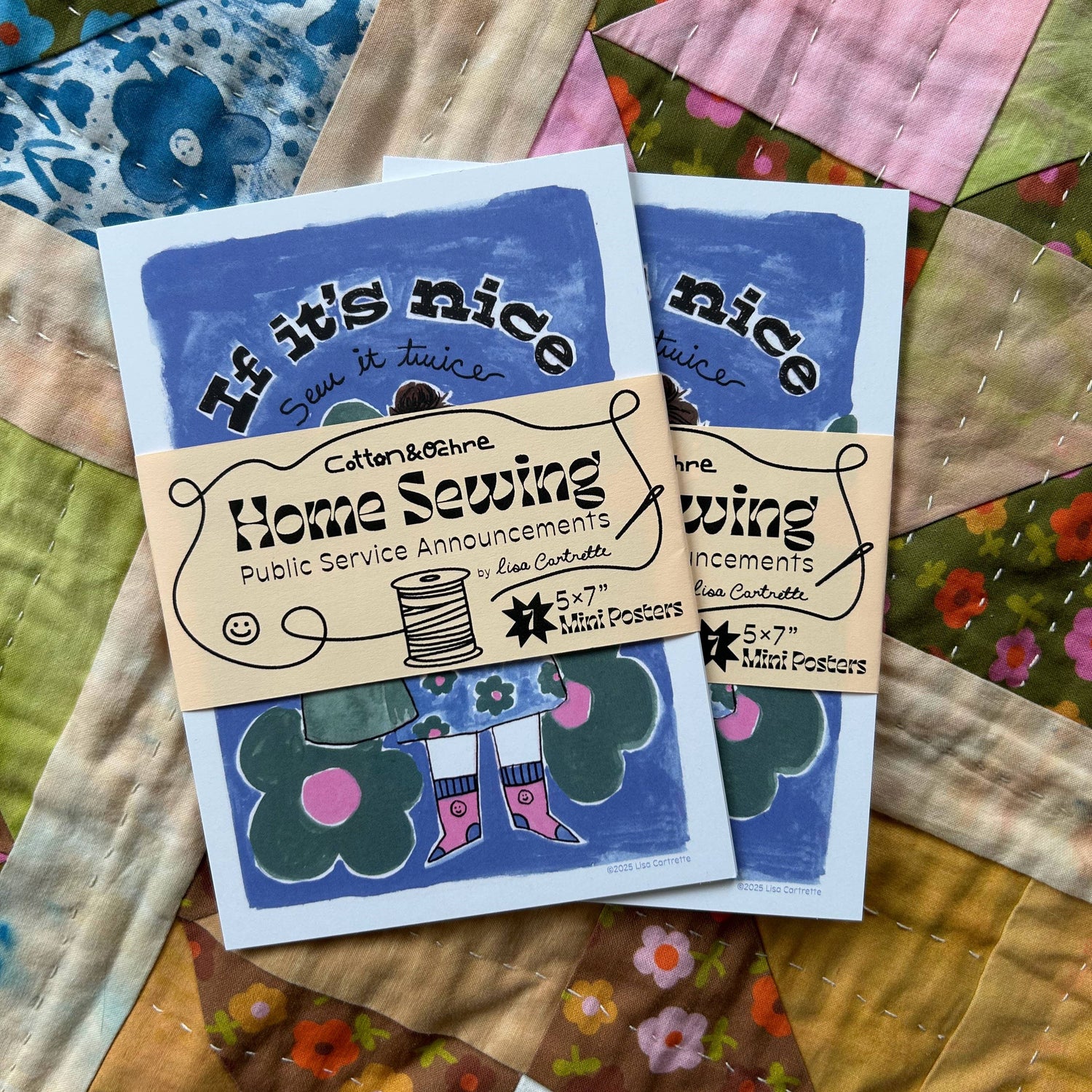Home Sewing PSA Mini Posters
