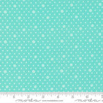 JULIA || Dots Robin's Egg|| Cotton Quilting Fabric || Backing 4.5 Yards