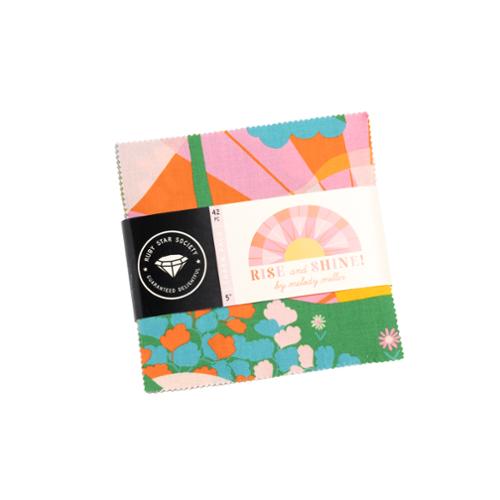 Rise and Shine || 42 pc Charm Pack || Cotton Quilting Fabric