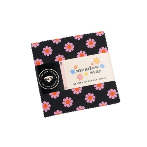 Meadow Star || 42 pc Charm Pack || Cotton Quilting Fabric