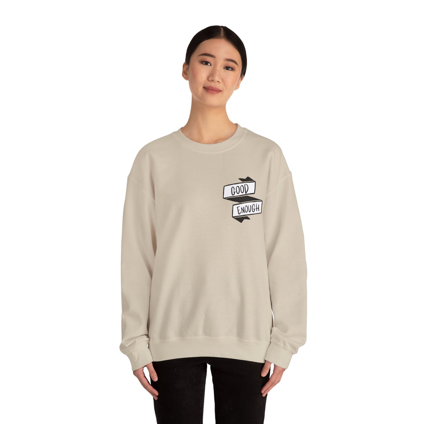 "Good Enough" Unisex Heavy Blend™ Crewneck Sweatshirt
