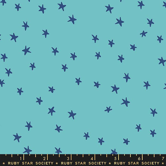 PREORDER || 108" Starry Turquoise || Cotton Quilting Fabric || Half Yard