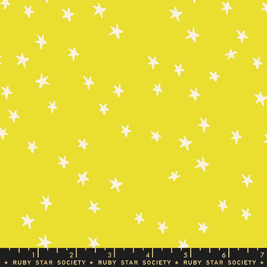 STARRY || Citron || Cotton Quilting Fabric