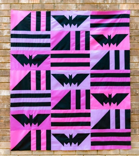 Batty Bats Quilt Pattern - Printed Booklet