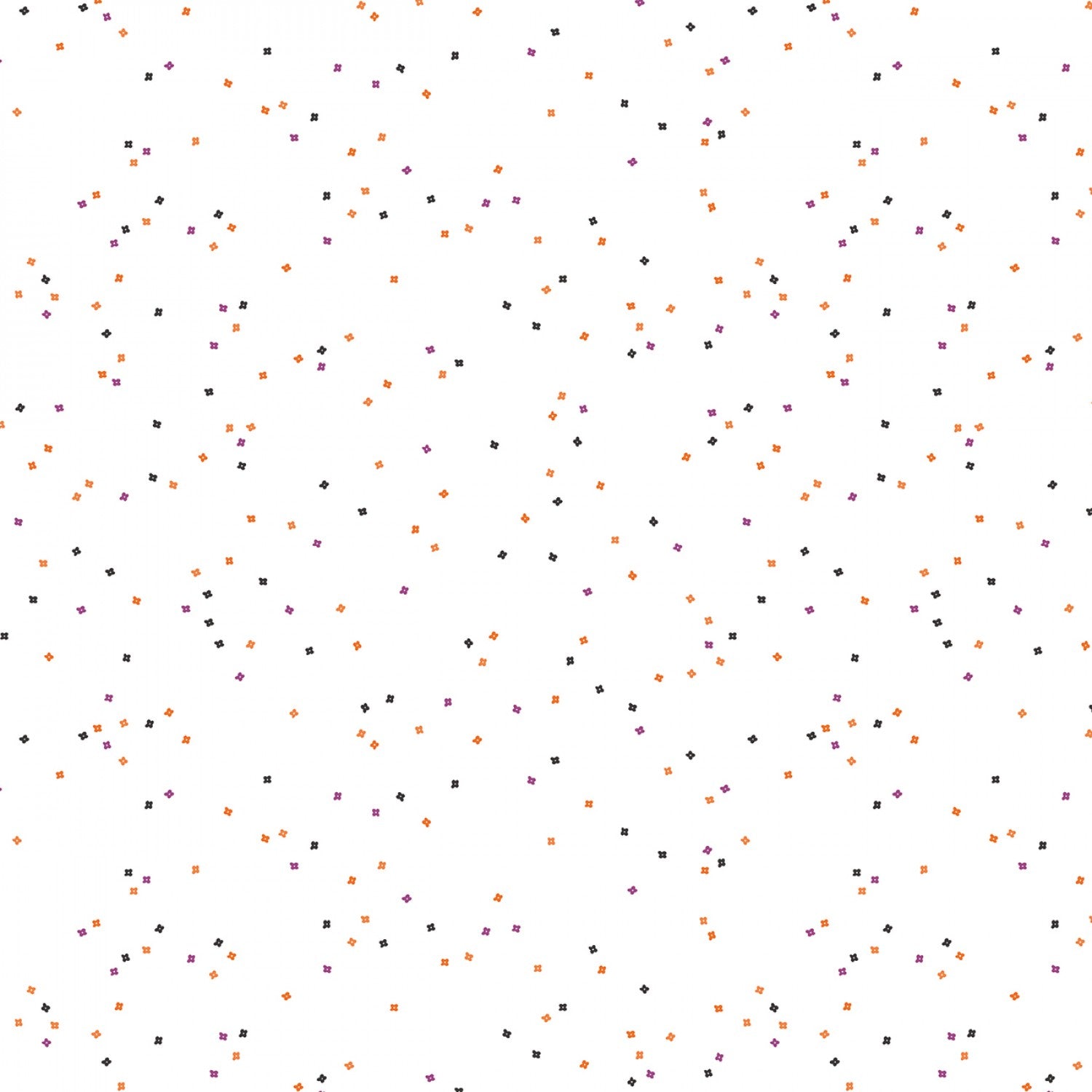 Blossoms On White || Trick or Treat || Cotton Quilting Fabric