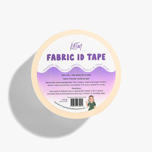 KATM Fabric ID Tape | 1 Tape Roll 30m || Kylie and the Machine