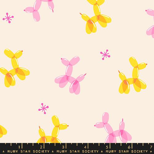 PREORDER Eye Candy || Balloon Animal Natural || Cotton Quilting Fabric