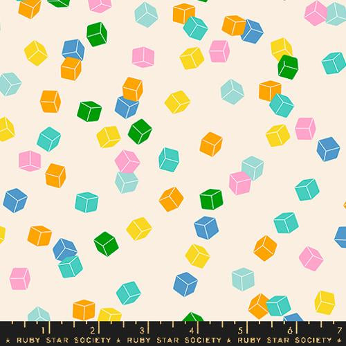 Eye Candy || Cuby Natural || Cotton Quilting Fabric