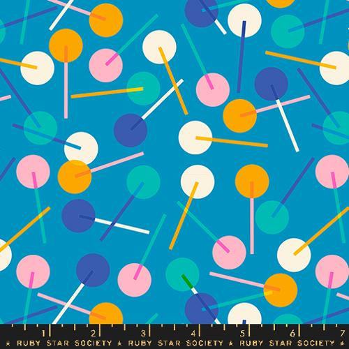 PREORDER Eye Candy || Lollies Cerulean || Cotton Quilting Fabric