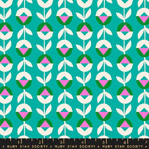 PREORDER Eye Candy || Flower Chain Tropic || Cotton Quilting Fabric