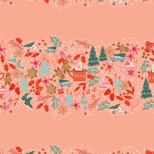 Clearance! Christmas in the Cabin || Christmas Gatherings || AGF Cotton Quilting Fabric BTY