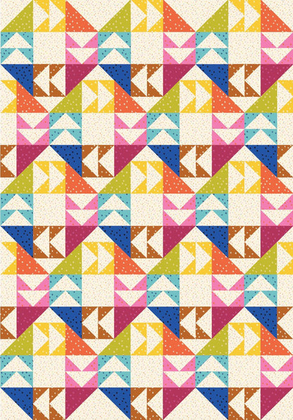 Carousel Flight Quilt Pattern KIT (Starry)