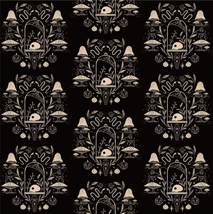 Boo! || Spooky Toile|| Cotton Quilting Fabric || Half Yard
