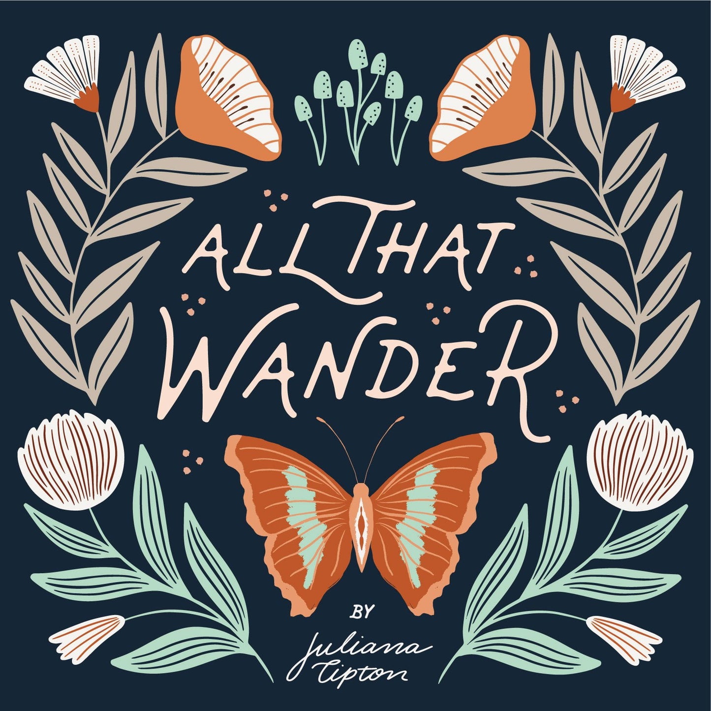 All That Wander || Flutter || Organic Cotton Quilting Fabric || Half Yard