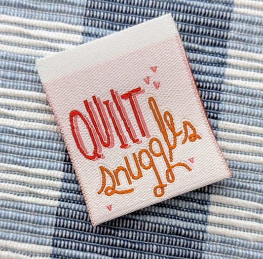 Quilt Snuggles - Sew-in Woven Label Pack