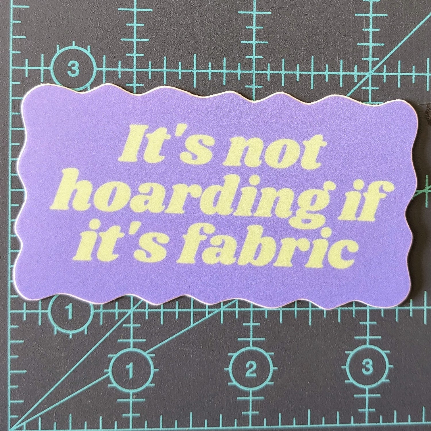 It's Not Hoarding Vinyl Sticker