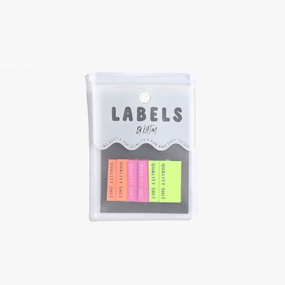 Quality Shit Woven Labels  || 6 Pack || Kylie and the Machine
