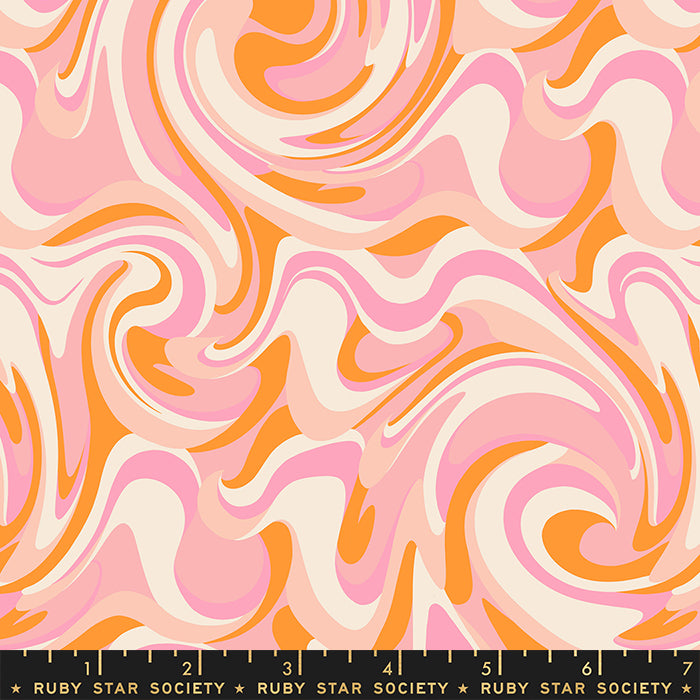 Rise and Shine || Chimera Bloom Balmy || Cotton Quilting Fabric Half Yard