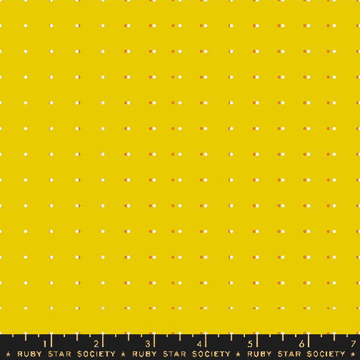 PREORDER Pivot || Double Dots Golden Hour || Cotton Quilting Fabric