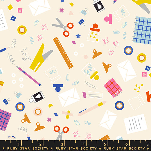 Salutations || Tools Natural || Cotton Quilting Fabric