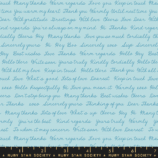 Salutations || Hello Goodbye Polar || Cotton Quilting Fabric