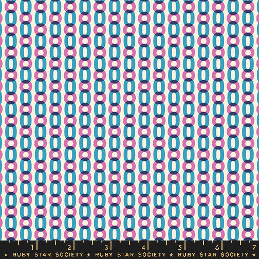 Salutations || Uh Oh Vintage Blue || Cotton Quilting Fabric