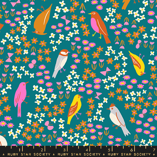 Bird Is the Word || Spark Bird Storytime || Cotton Quilting Fabric