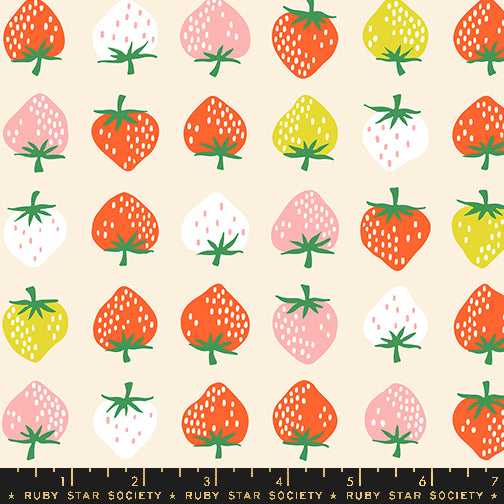 NOV PREORDER Strawberry || Strawberry Shell || Cotton Quilting Fabric