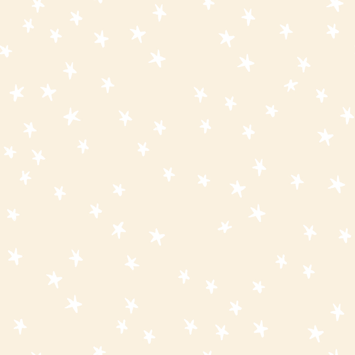 STARRY ’25 || 40 pc White on Natural Charm Pack || Cotton Quilting Fabric