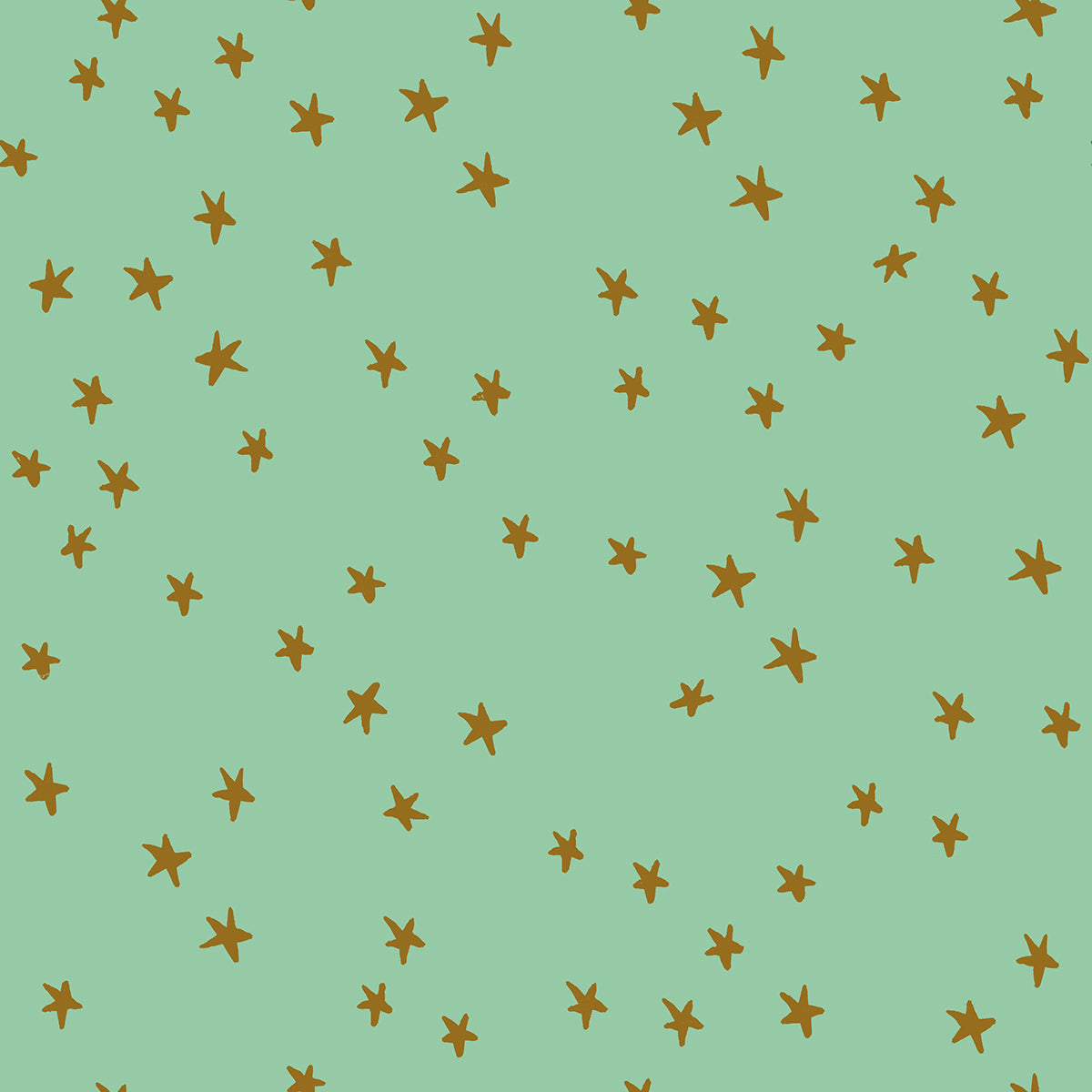 STARRY ’25 || Moss || Cotton Quilting Fabric