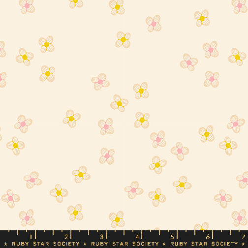 PREORDER Favorite Flowers || Blossom Natural || Cotton Quilting Fabric