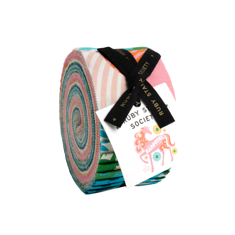 Carousel || 42 pc Jelly Roll || Cotton Quilting Fabric